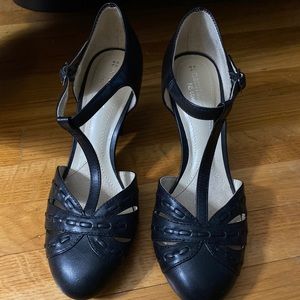 Black Strappy High Heels